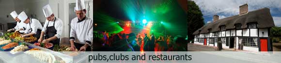 Pubs, Clubs and Restaurants